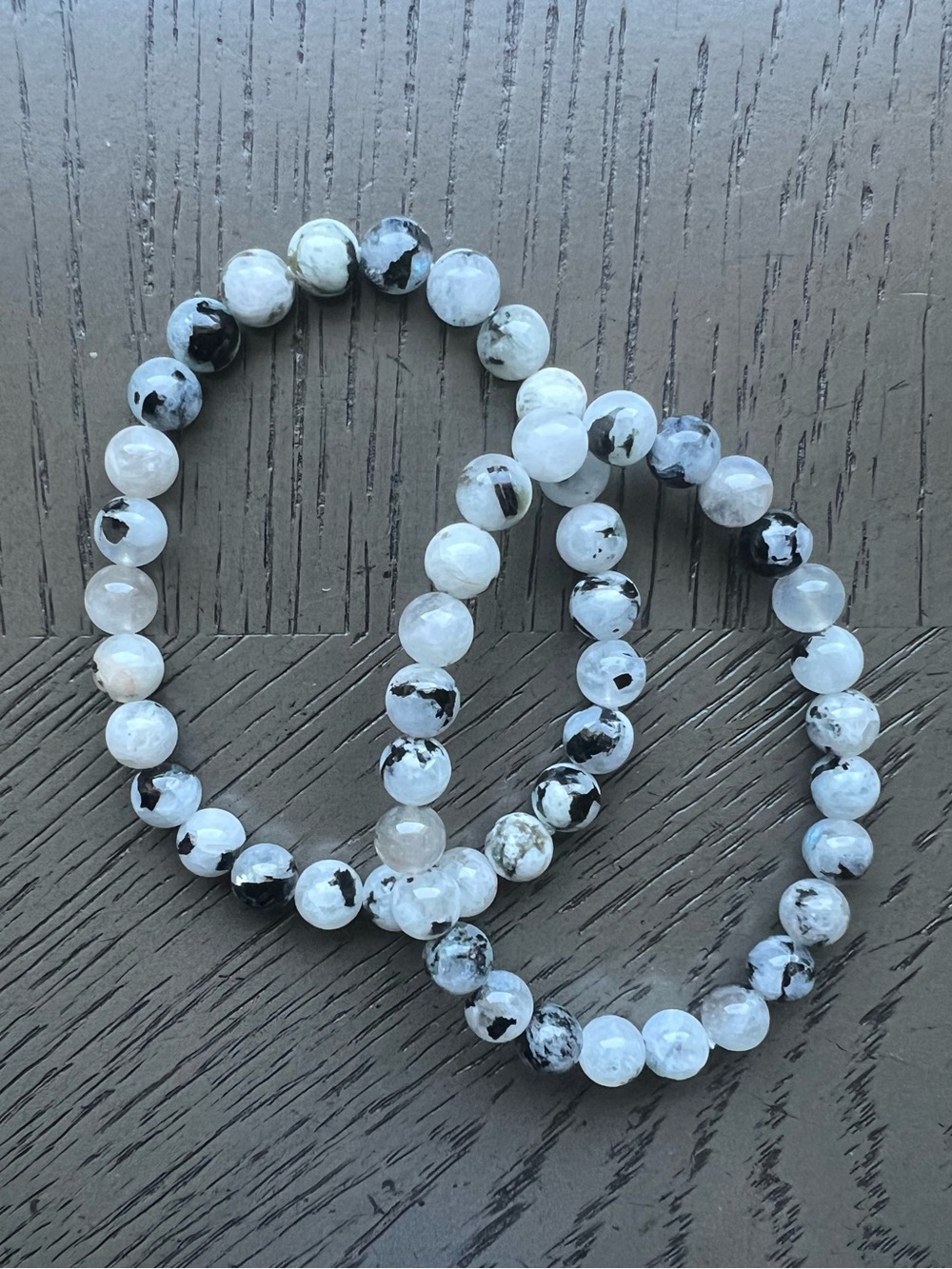 Indian Moonstone bracelet 7mm SIZE 7.5-8’